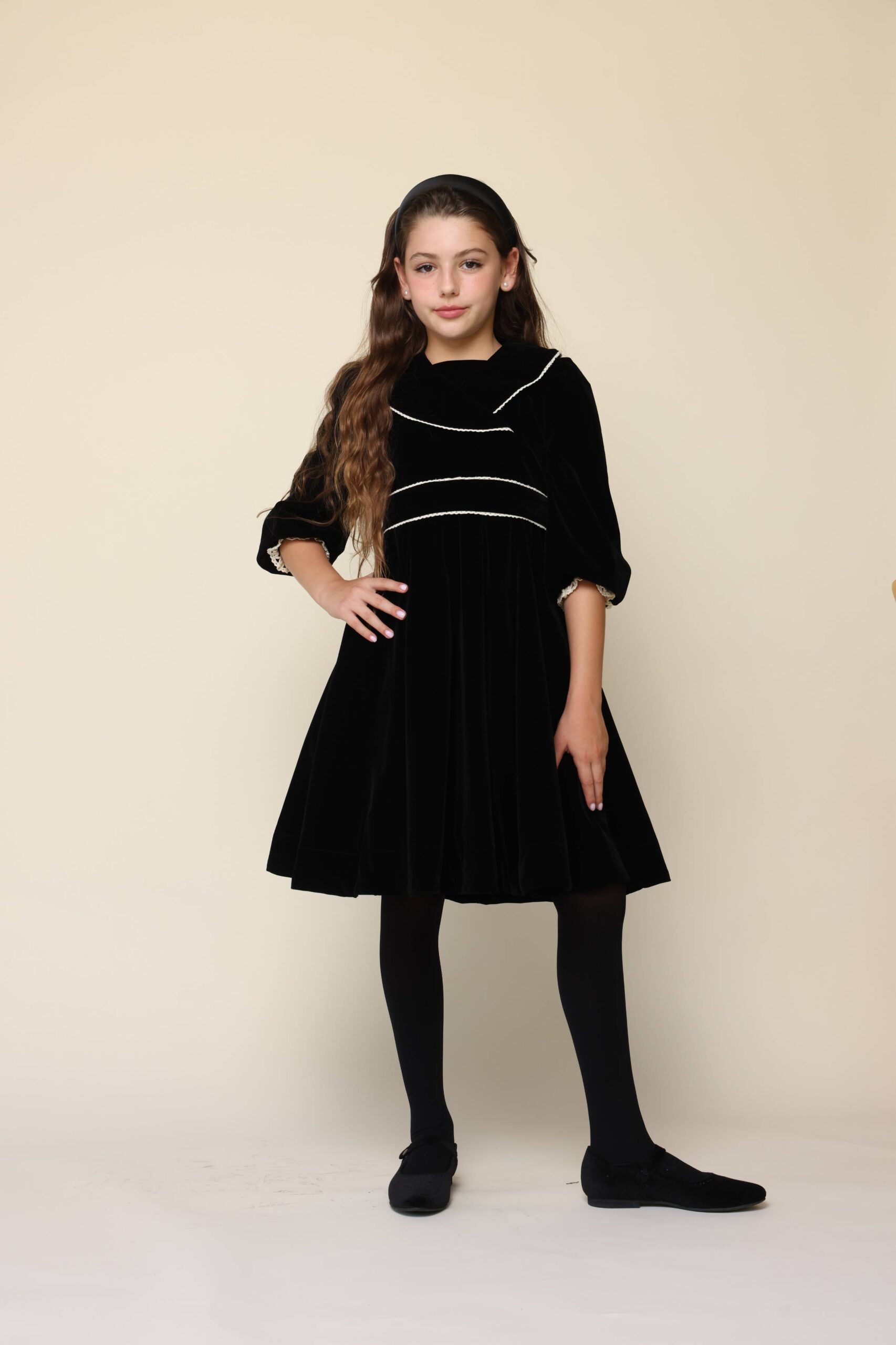 שמלת מעיל קטיפה