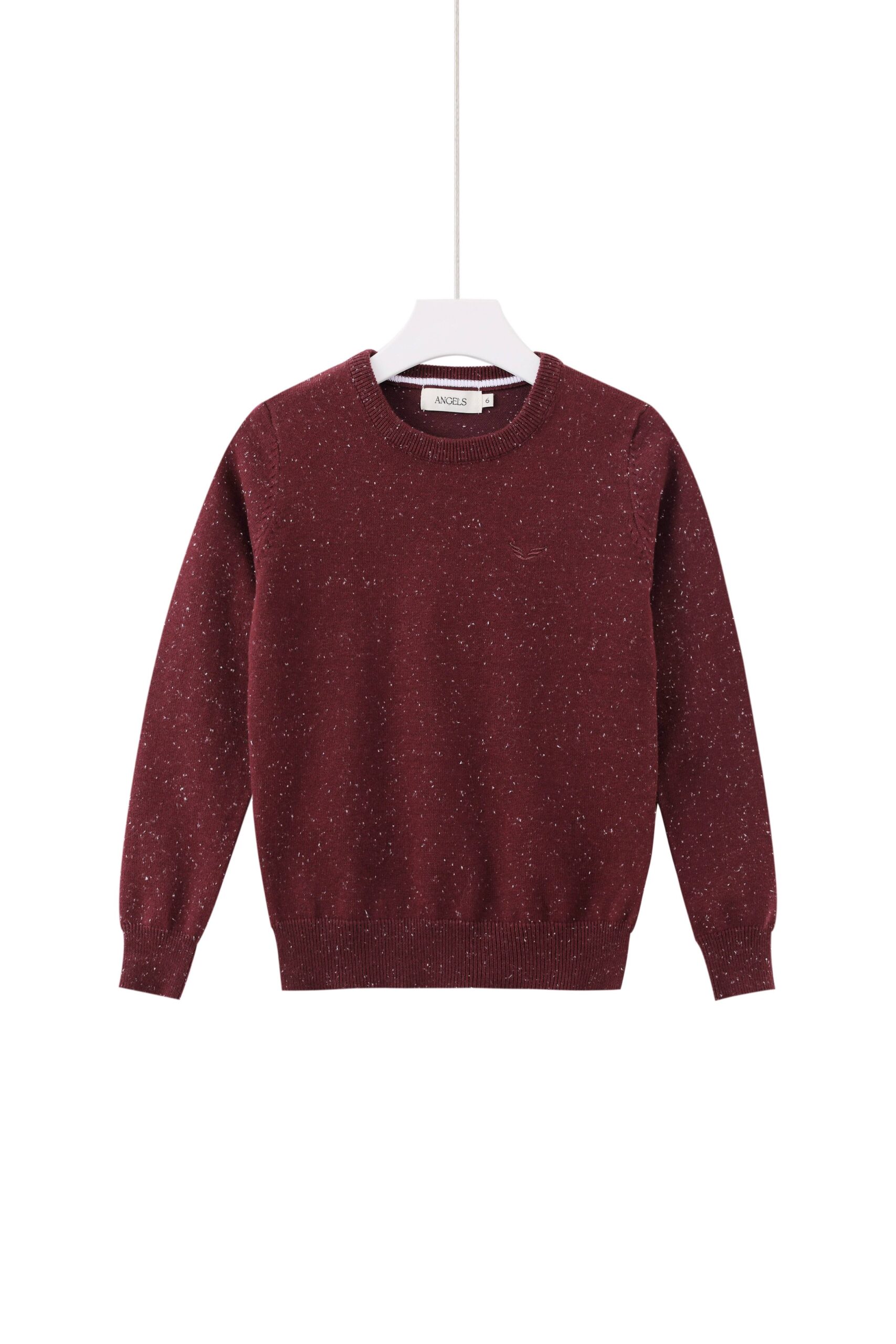 סריג חלק צבעוני -בורדו